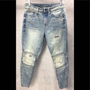 G Star RAW 29/30 deconstructed high waist jeans